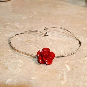 Rose Hemp Necklace